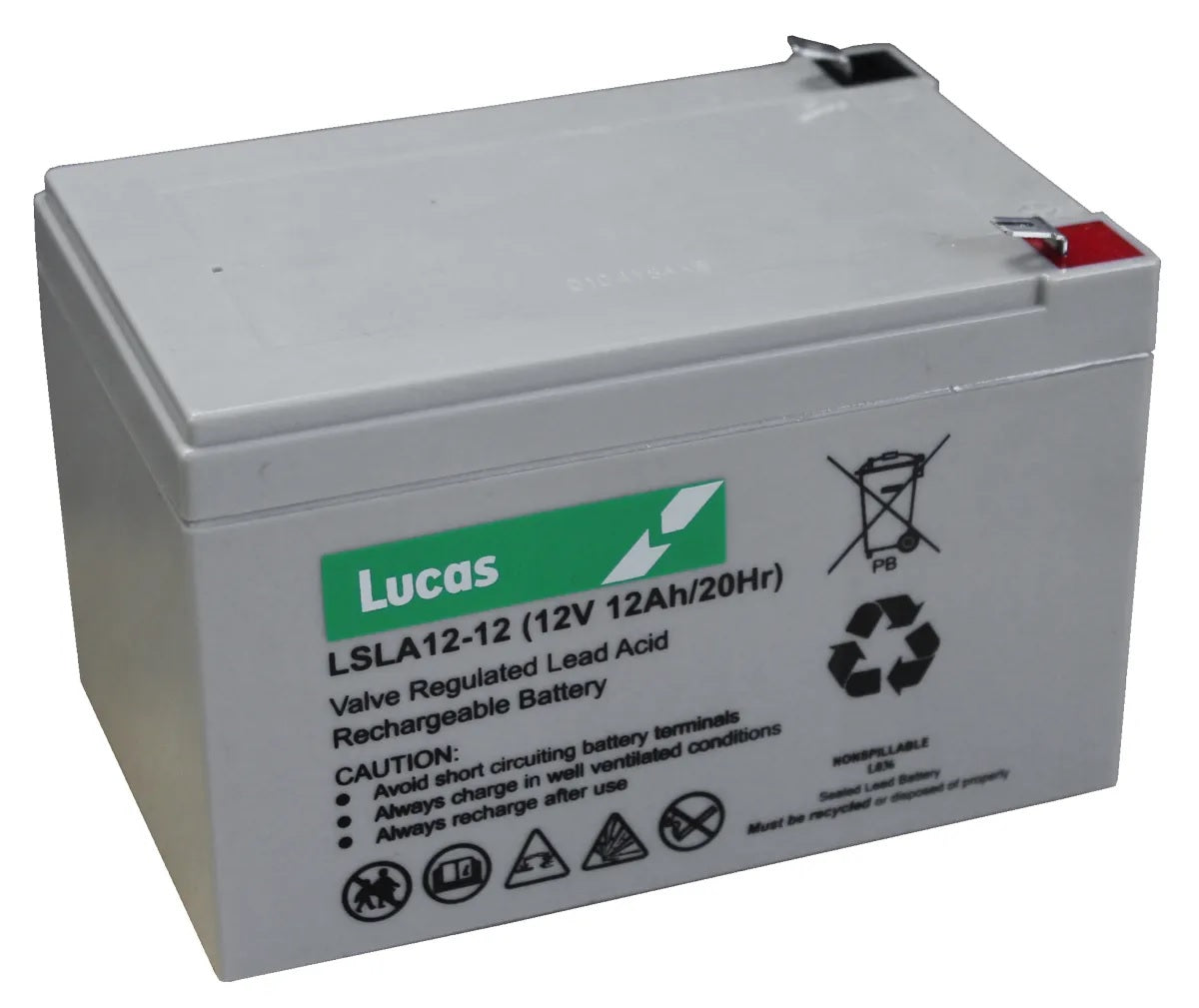 4 x Lucas LSLA12-12 Mobility Battery 12V 12Ah