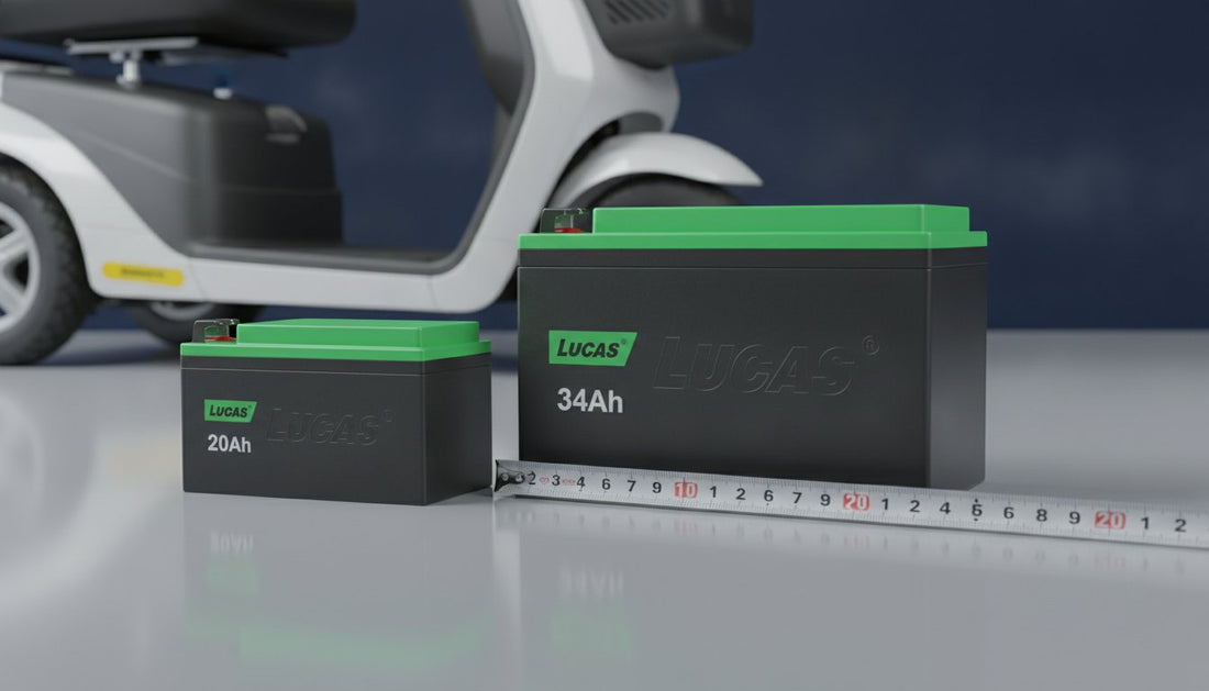 20Ah vs 34Ah Mobility Battery: A Technical Comparison and Upgrade Guide