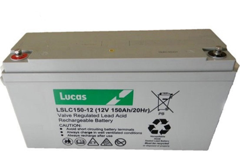 LSLC150-12 Lucas AGM SLA Cyclic Mobility Battery 150Ah