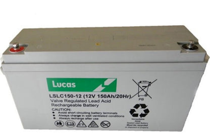 LSLC150-12 Lucas AGM SLA Cyclic Mobility Battery 150Ah