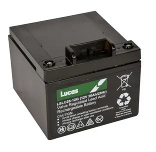 Lucas LSLC26-12G 18 Hole Golf Battery 26Ah
