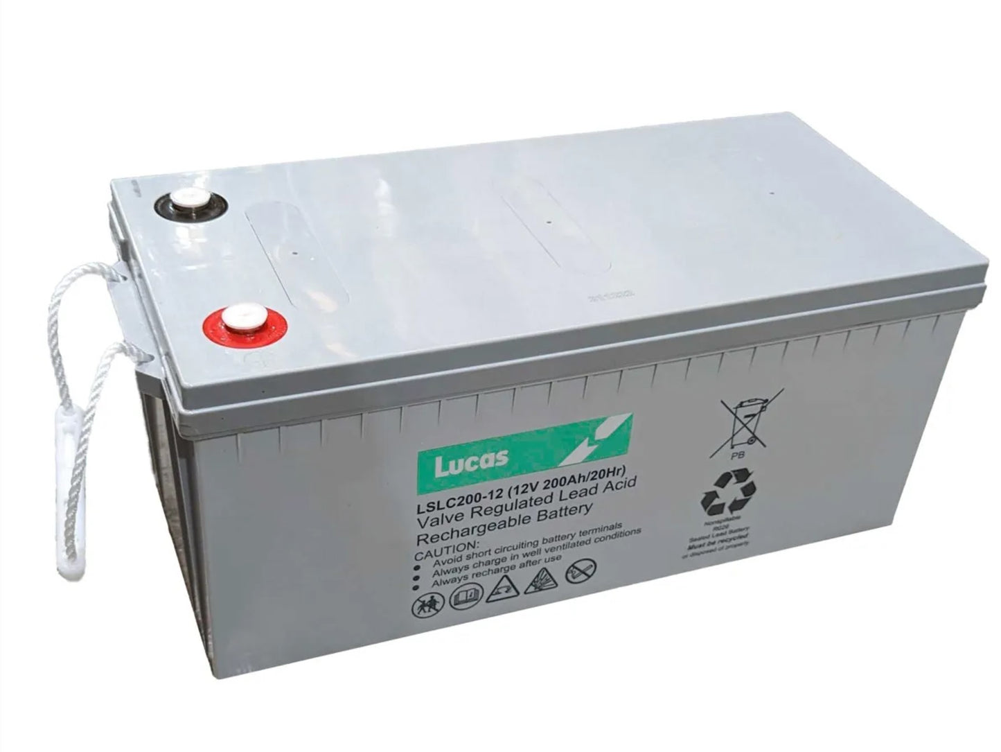 Lucas LSLC200‑12 12V 200 Ah AGM Deep Cycle Mobility Battery | Heavy‑Duty Long‑Life Power